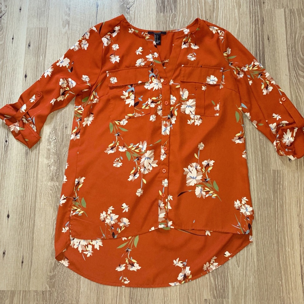 Forever 21 Floral Blouse